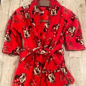 2/$20 Disney Minnie Mouse bathrobe
